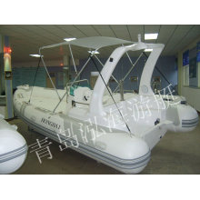 Obra de costilla-580B caliente nueva CE 2011 barco inflable del yate de lujo